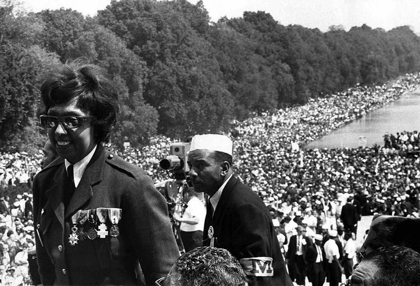 Josephine Baker at the March on Washington, Aug.28,1963 — Photo courtesy of BlackPast