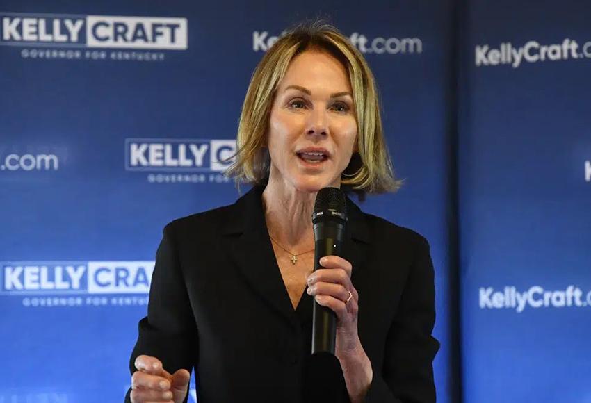 Kentucky gubernatorial candidate Kelly Craft — Photo by Timothy D. Easley / AP