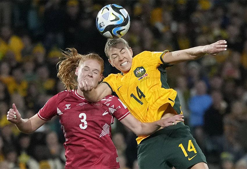 Denmark vs. Australia — Photo by Rick Rycroft / AP