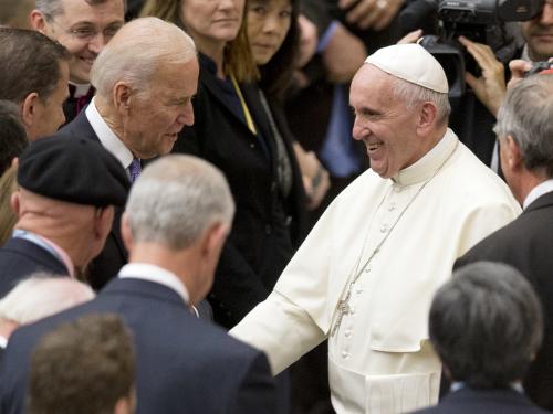 "Lighten up, you guys," Pope tells US bishops