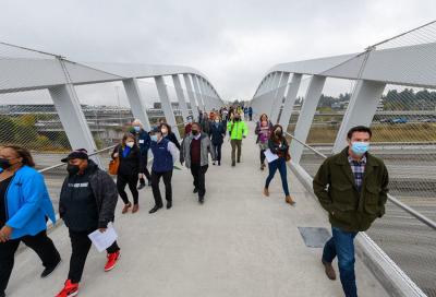 Opening Day: John Lewis Memorial Bridge, new light rail stations celebrated by thousands