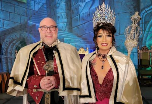 All hail the newly crowned Emperor and Empress of The Imperial Court of Seattle