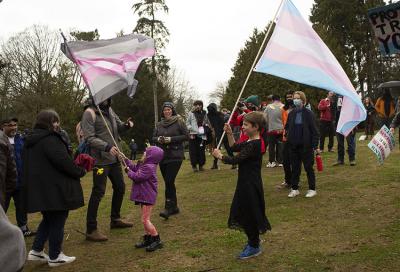 Seattle Trans community unites in joyful rebellion 