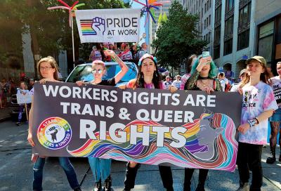 Starbucks workers union rocks Pride Parade: Corporate float falls flat