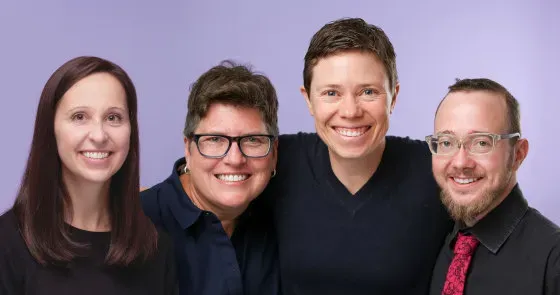 Dr. Izzy Lowell, second right (by Bonnie Heath) (National)