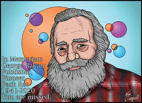 George Bakan Memoriam Comic