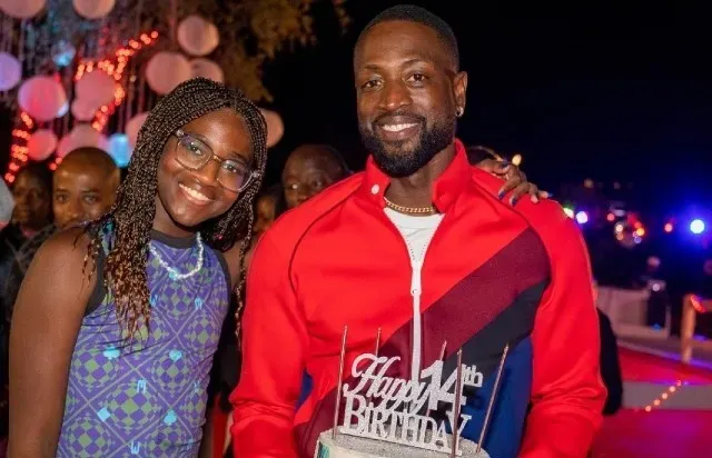 Zaya and Dwayne Wade