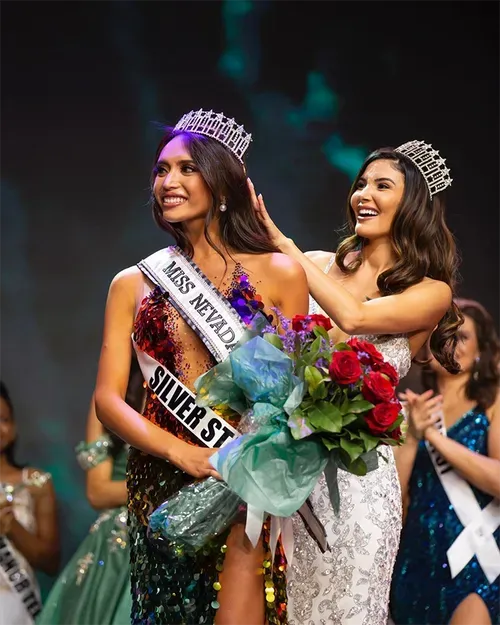 Shimmering Miss Nevada makes history