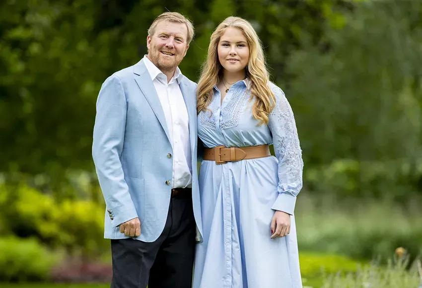 King Willem-Alexander and Princess Catharina-Amalia – Photo by Patrick van Katwijk / WireImage