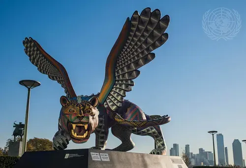 UN bows to evangelicals, removes folk art sculpture