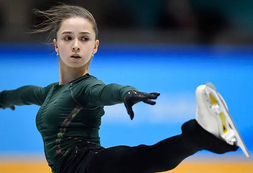 Kamila Valieva – Photo by Toby Melville Reuters