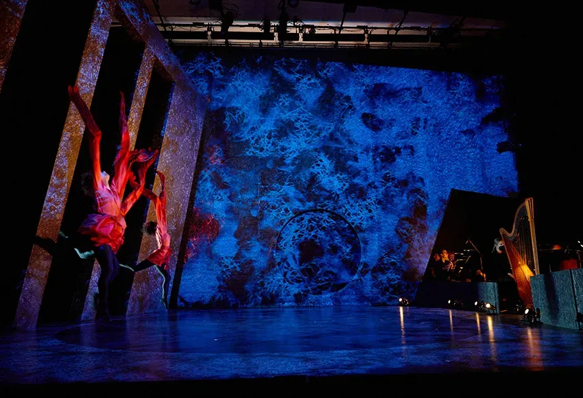 Dancers Jaclyn Wheatley, Vincent Michael Lopez, and Kaitlyn Nguyen – Photo by Philip Newton