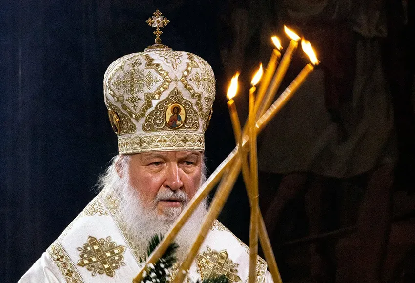 Russian Orthodox Patriarch Kirill – Photo by Alexander Zemlianichenko / AP