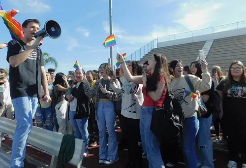 Dont Say Gay bill: Students protest Floridas bigoted legislation