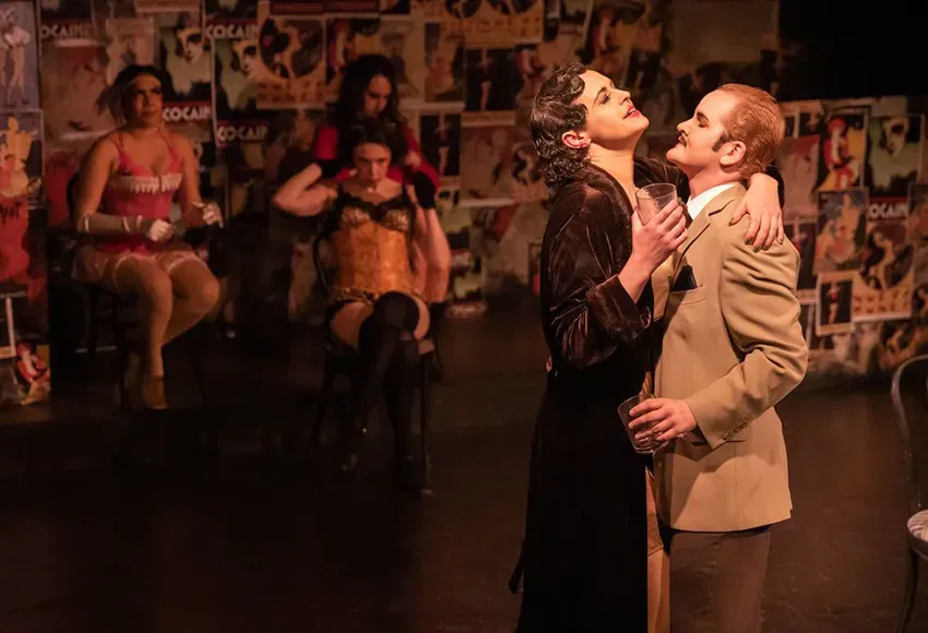 Heather Refvem and Vincent Milay as Sally and Cliff – Photo by Colin Madison Photography