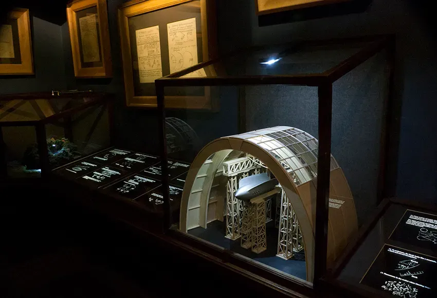 Installation view of 'Dreams of Earth and Sky - The Ecstatic Journey of Konstantin Tsiolkovsky' – Photo courtesy of MJT