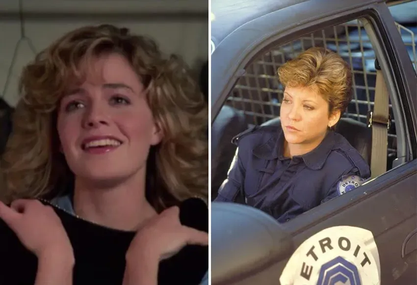 Elisabeth Shue in Adventures in Babysitting – Photo courtesy of Touchstone Pictures / Nancy Allen in Robocop – Photo courtesy of Orion Pictures