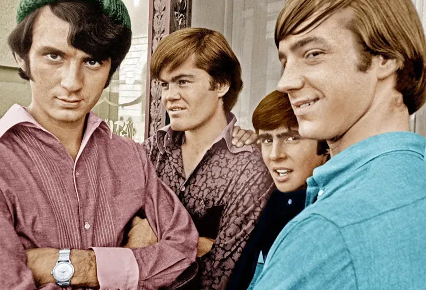 The Monkees (from l) Michael Nesmith, Mickey Dolenz, Davy Jones and Peter Tork – Photo courtesy of Everett Collection