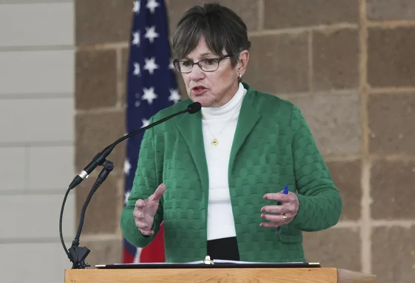 Kansas Gov. Laura Kelly – Photo by John Hanna / AP