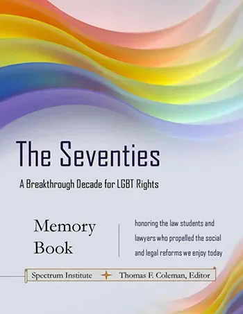 Memory Book details the history of 1970s-era LGBTQ attorneys in the US