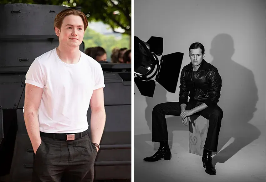 (l) Kit Connor – Photo by Vianney Le Caer / Invision / AP, (r) Omar Apollo – Photo courtesy of the artist