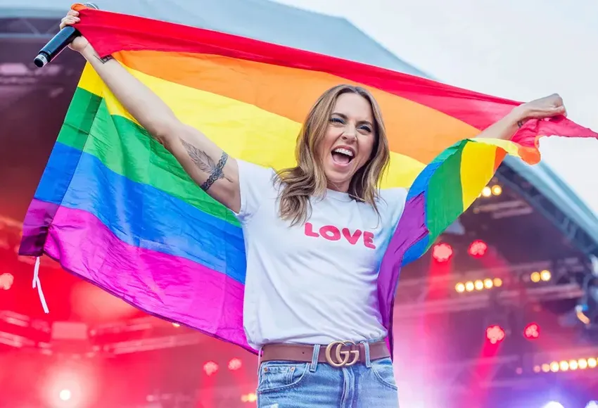 Melanie Chisholm (Mel C) at Closing Party Pride in Amsterdam, on the last day of Gay Pride 2018  – Photo courtesy of DPPA / AP