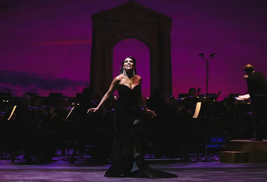J'Nai Bridges as Delilah in Samson and Delilah In Concert – Photo by Sunny Martini
