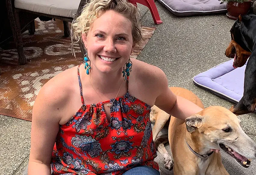 Dr. Stephanie Stoegbauer and Lady – Courtesy photo
