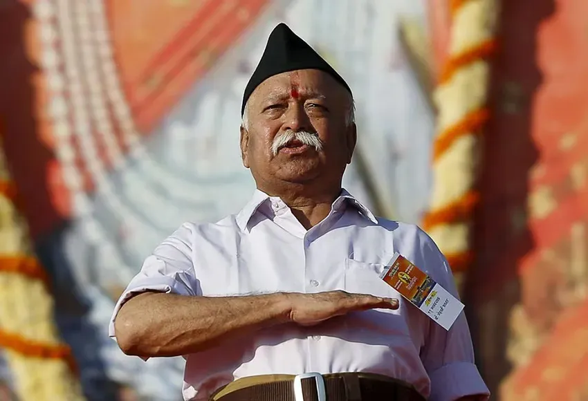 Mohan Bhagwat, chief of the Hindu nationalist organization Rashtriya Swayamsevak Sangh – Photo by Danish Siddiqui / Reuters