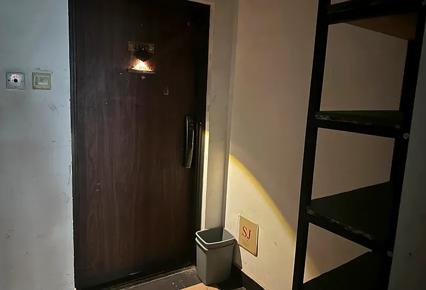 The entrance to the closed Beijing LGBT Center on Tuesday – Photo by Ng Han Guan / AP
