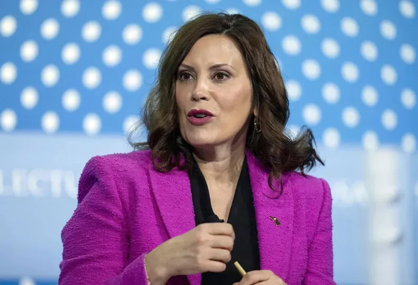 Michigan Gov. Gretchen Whitmer at the SelectUSA Investment Summit – Photo by Alex Brandon / AP