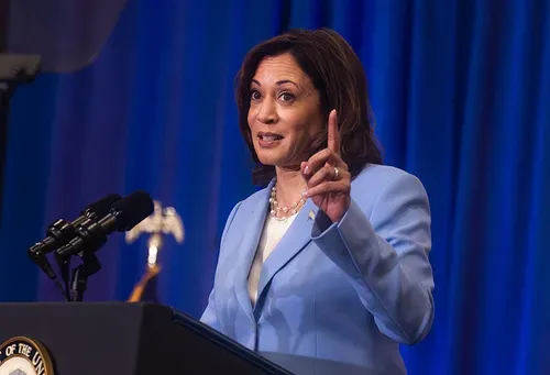 Vice President Kamala Harris in Seattle: The climate clock is banging