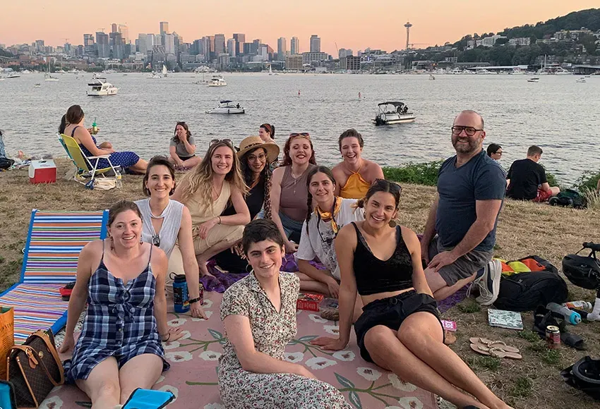 Seattle Sexuality Professionals first ever meet-up at Gasworks park in August 2022 – Photo courtesy of Naomi Price-Lazarus