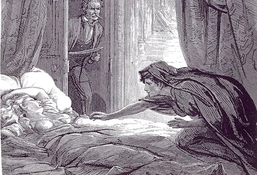 Illustration from The Dark Blue by D. H. Friston, 1872