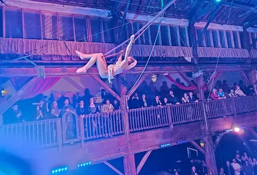 Spirits fly high with the Emerald City Fliers at Mardi Gras extravaganza