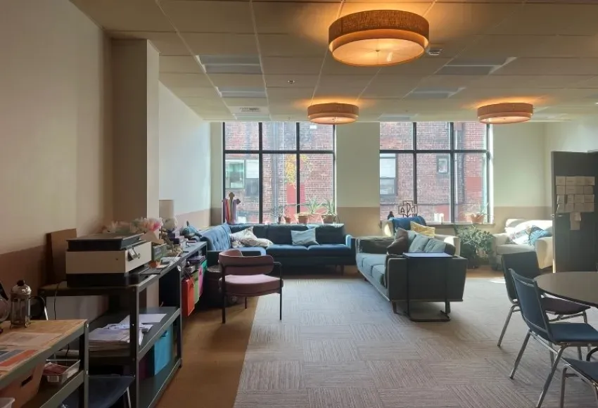 Wesley Club student lounge space Photo by Kylin Brown