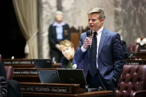 Sen. Jamie Pedersens election as Senate majority leader makes WA first state to have two LGBTQ+ legislative leaders