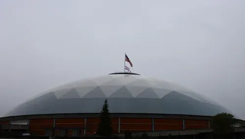 Transgender flag raised above Tacoma Dome on Transgender Day of Visibility