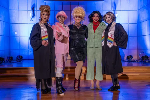 All hail the rainbow gospel! The Drag Church celebrates its one-year anniversary with “REBIRTH”