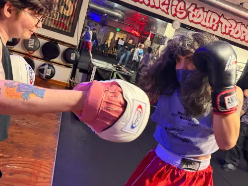 Sapphics build their own underground boxing at “Lesbian Fight Night”