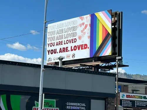 Wenatchee Pride billboards go up, as Pride flags go down in parts of the region