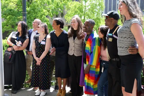 Seattle City Hall celebrates its 14th annual Pride flag-raising ceremony
