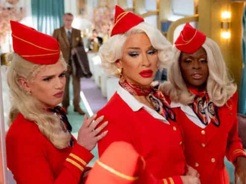 Hold on to your wigs on the Glamazonian express!