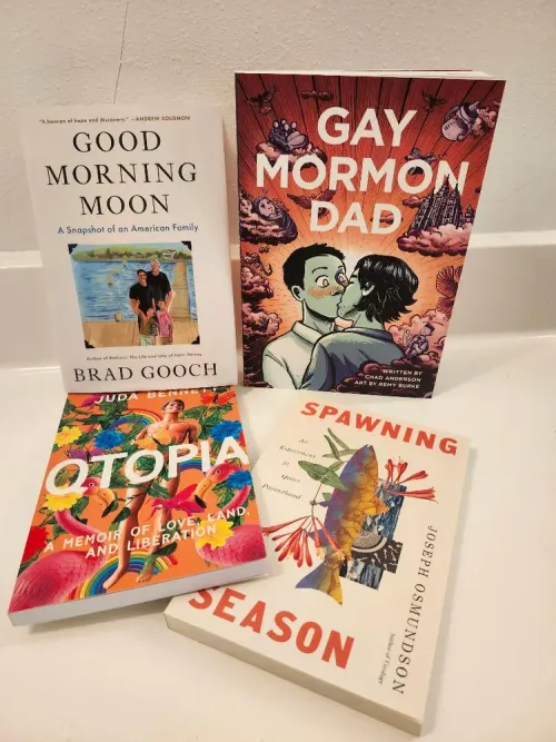 Books for Pride with stories of family