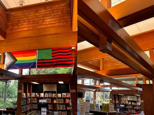 Pride and African-American flags removed from Seattle Public Library in Magnolia; SPL issues statement in response