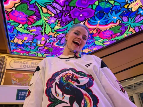 Genderqueer tattoo artist Vegas Vecchio brings unicorn fantasy to Kraken Pride Night 